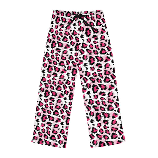 Women's Pink leopard pajama bottom