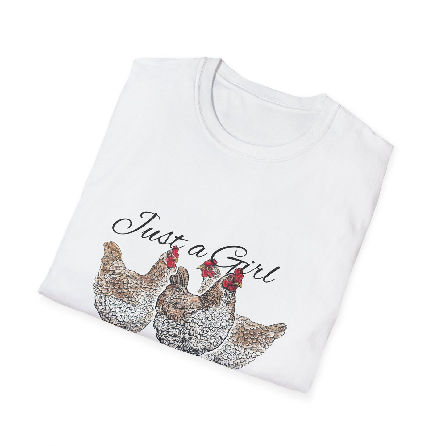 Girl who loves chickens T-shirt
