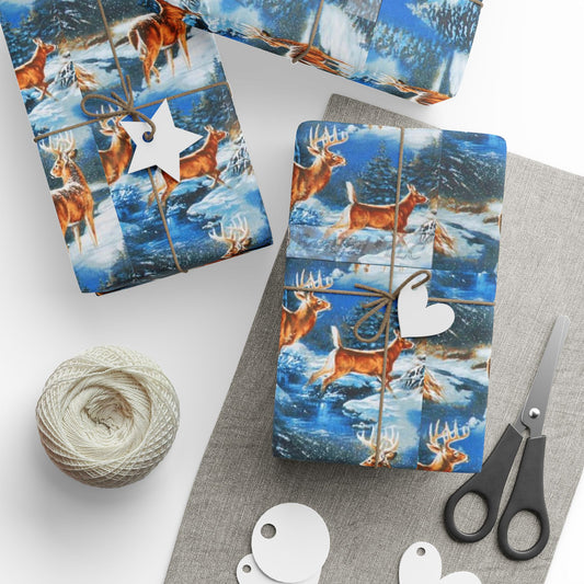 Deer in snow / Wrapping Papers
