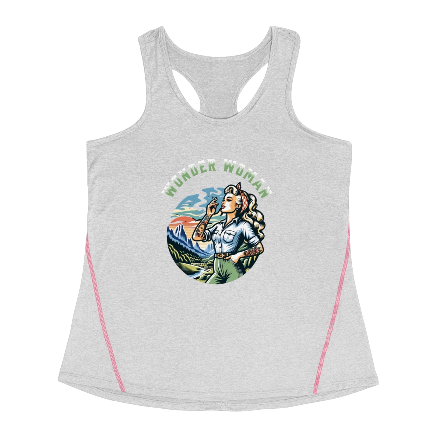 Wonder woman Racerback Sports Top