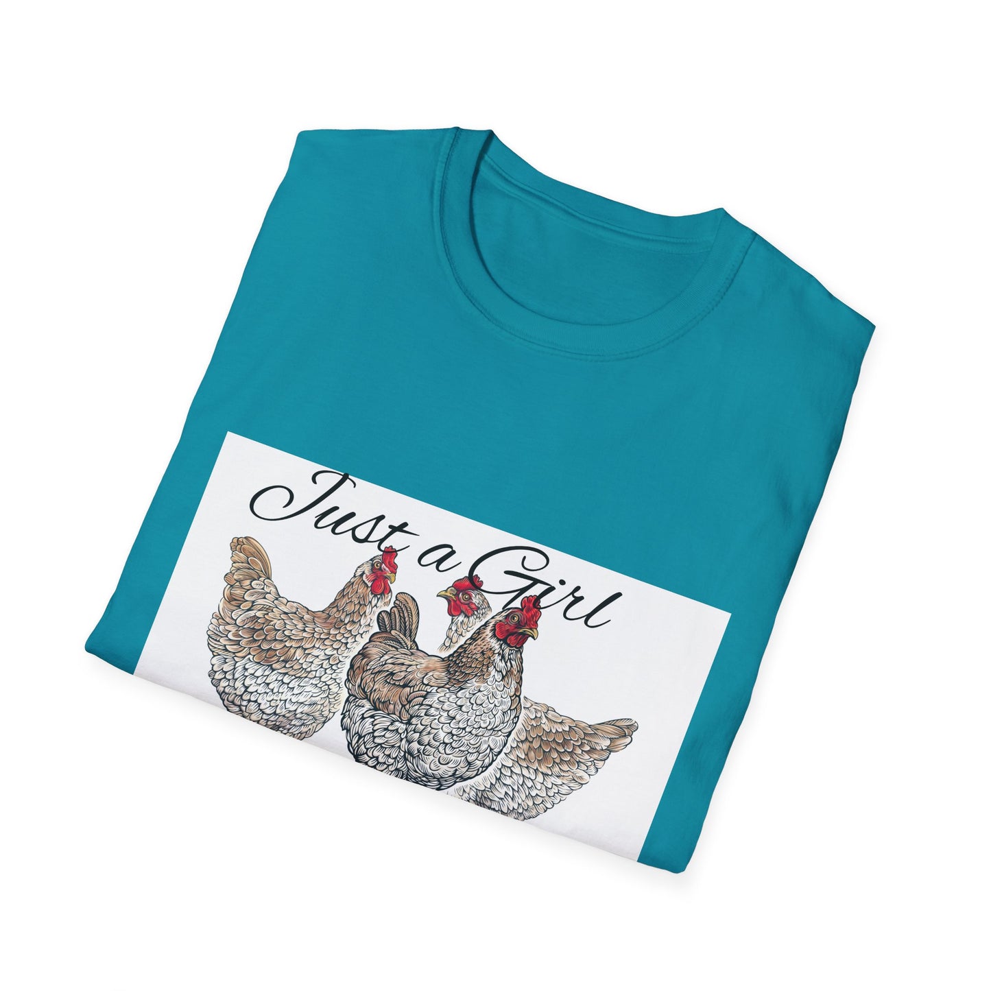 Girl who loves chickens T-shirt