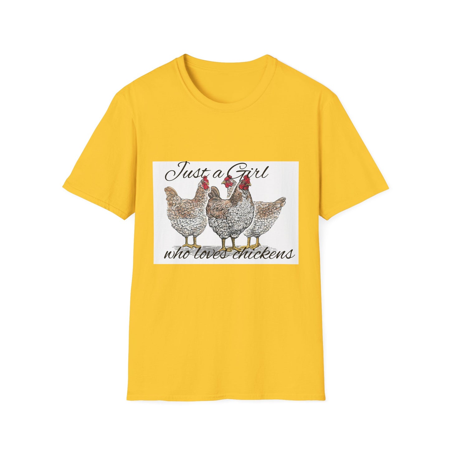 Girl who loves chickens T-shirt
