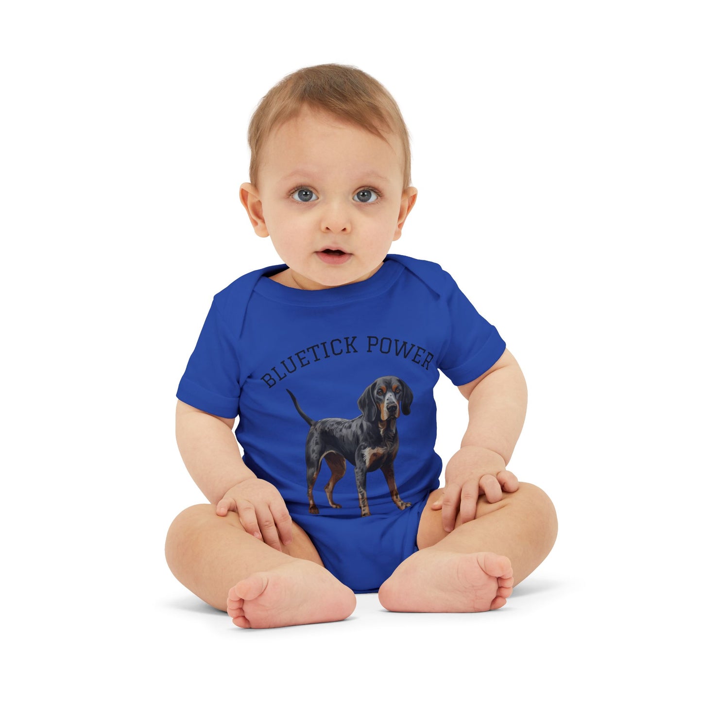 Blue Tick Power/ Infant One Piece