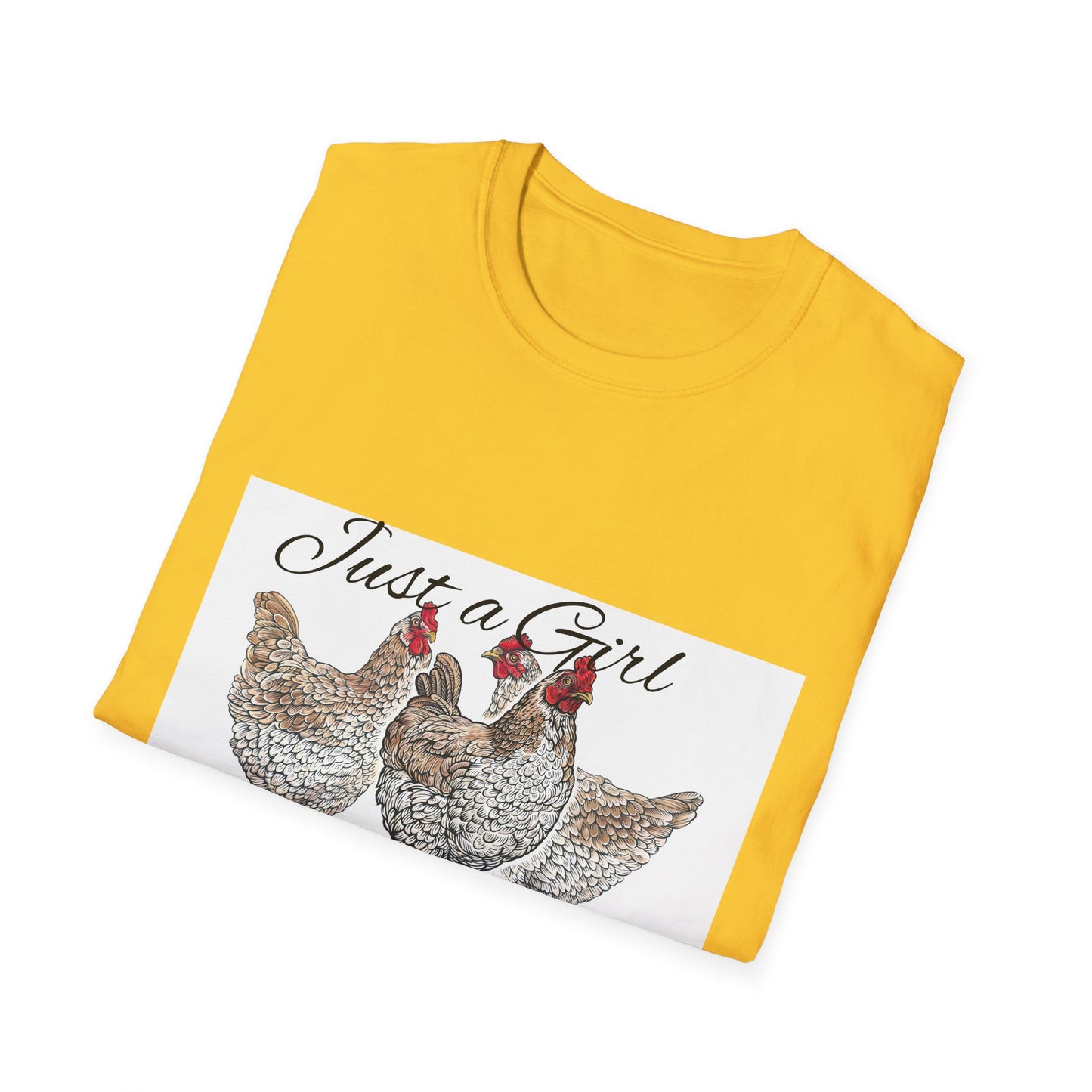 Girl who loves chickens T-shirt