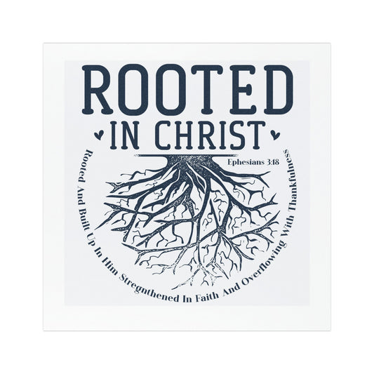 Rooted in christ-Car Magnet