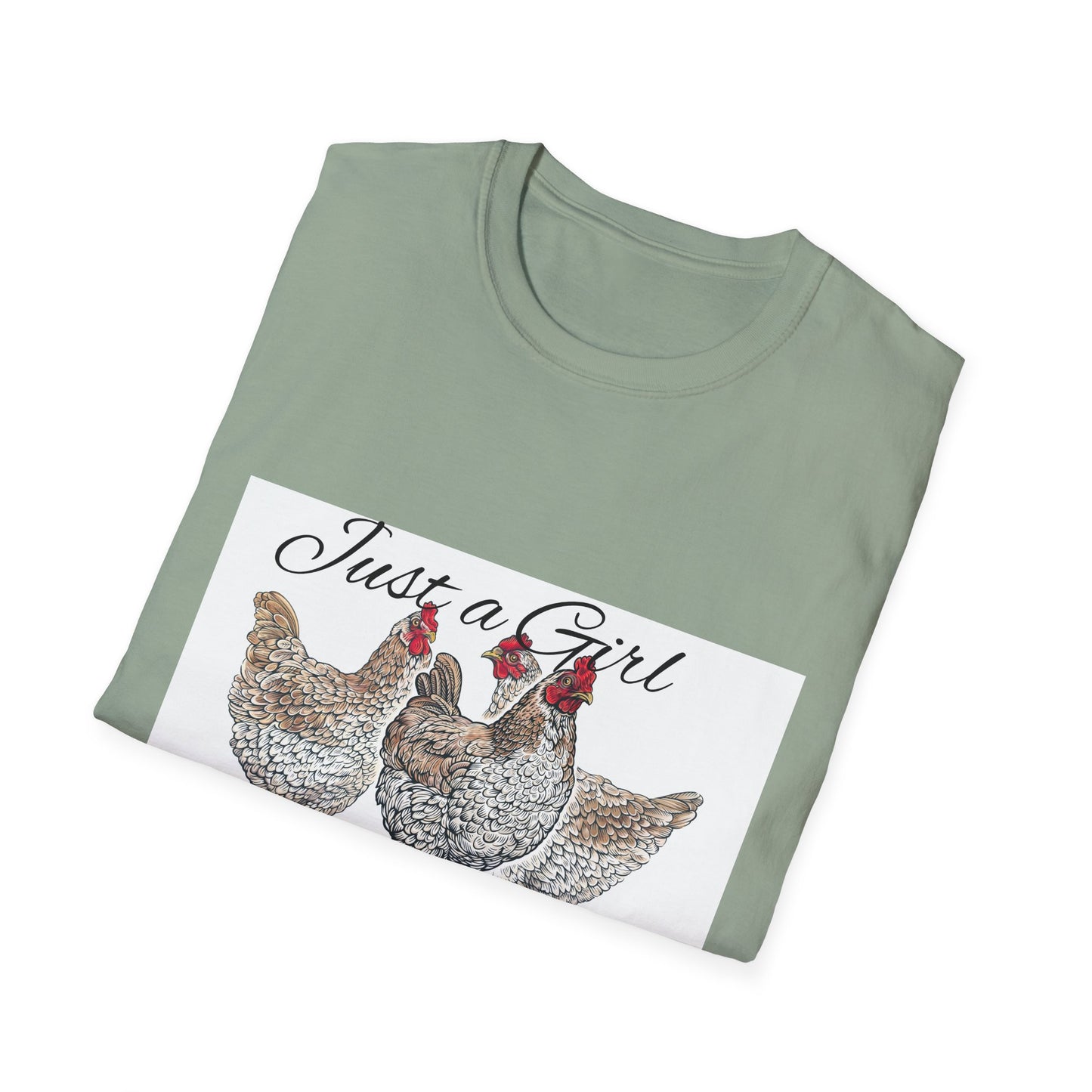 Girl who loves chickens T-shirt