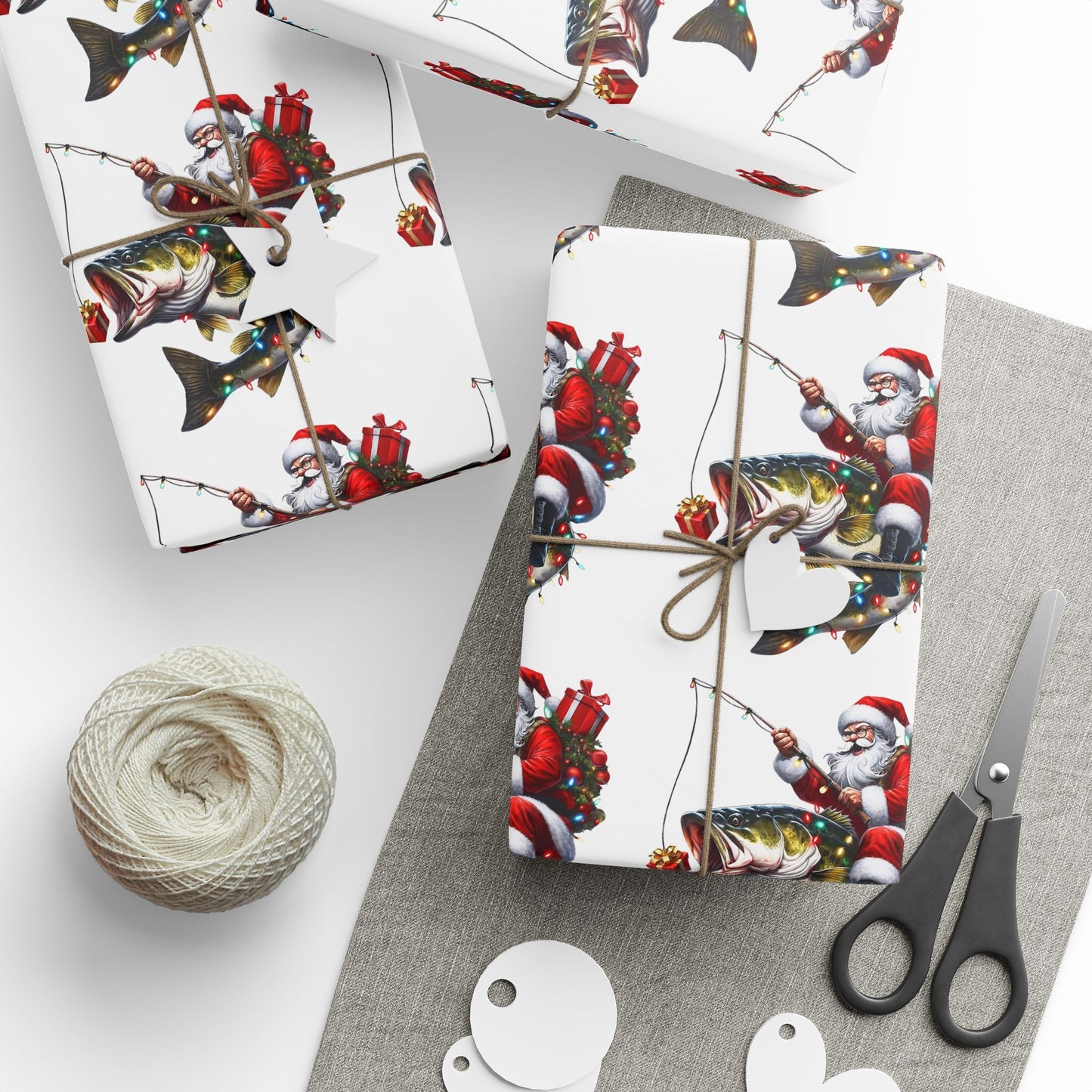 Santa Bass / Wrapping Papers