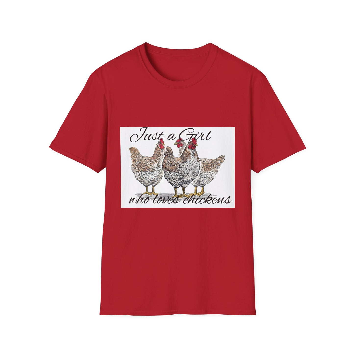 Girl who loves chickens T-shirt