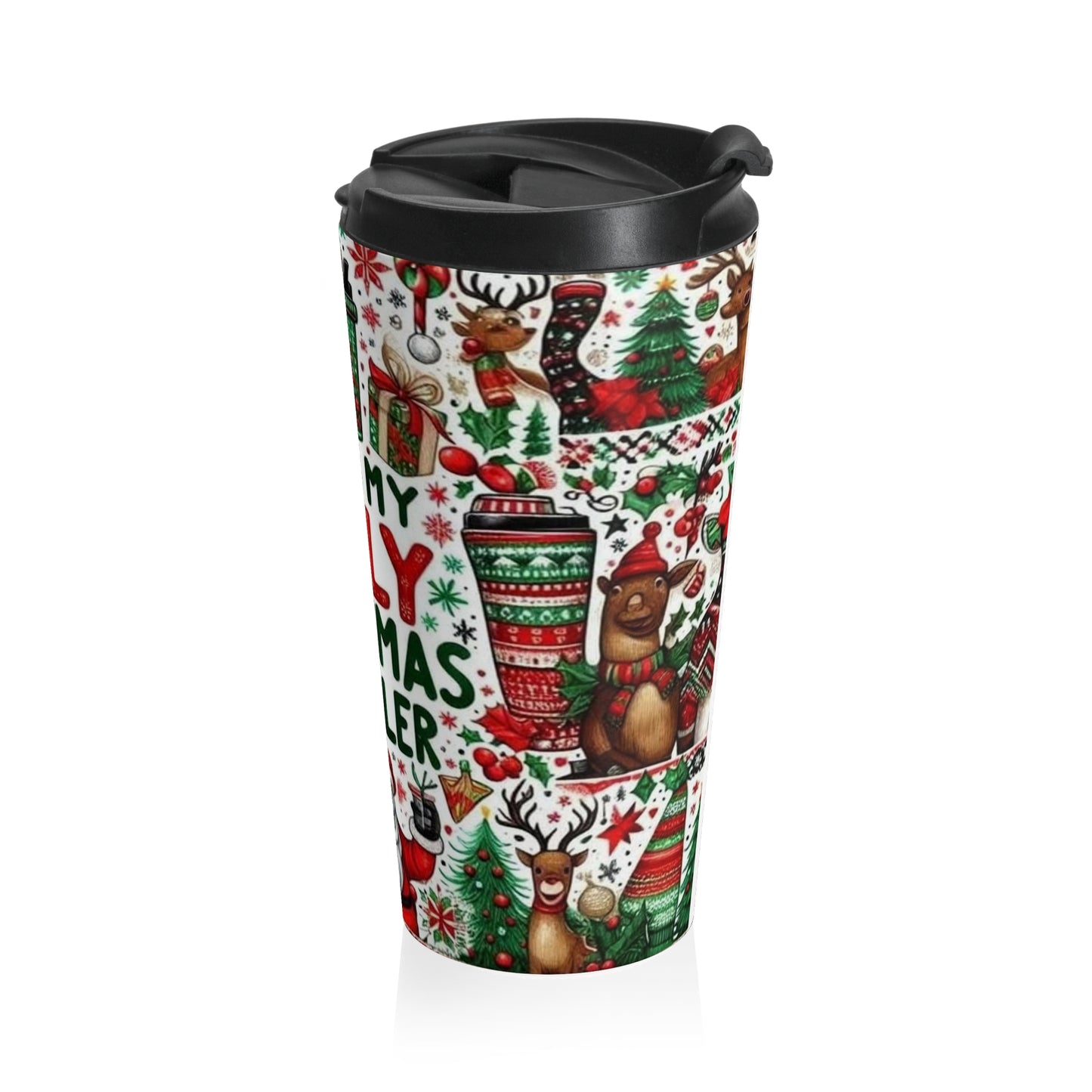 Ugly Christmas Tumbler / Stainless Steel Travel Mug