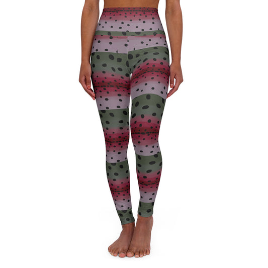High Waisted Yoga Leggings (AOP)