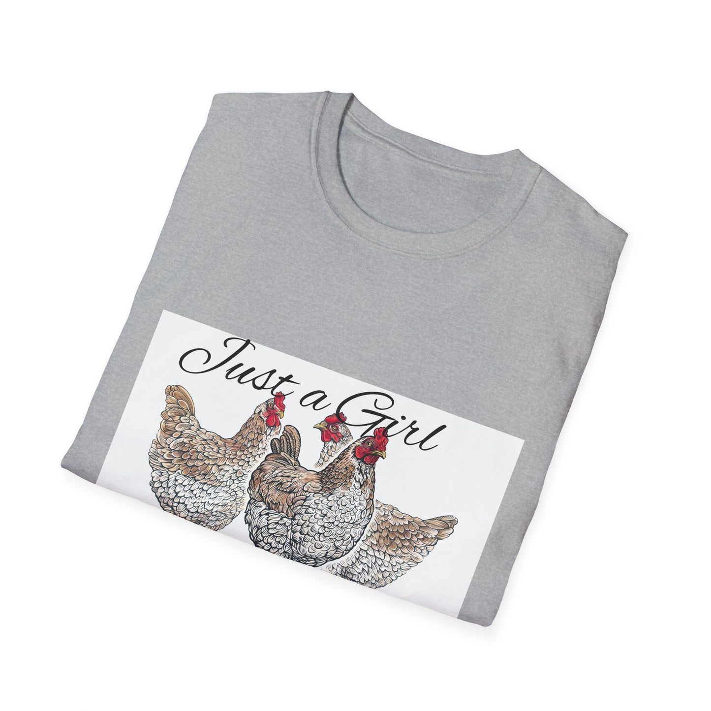 Girl who loves chickens T-shirt