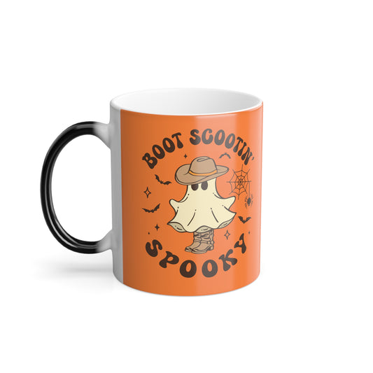 Boot scootin spooky / Color Morphing Mug, 11oz