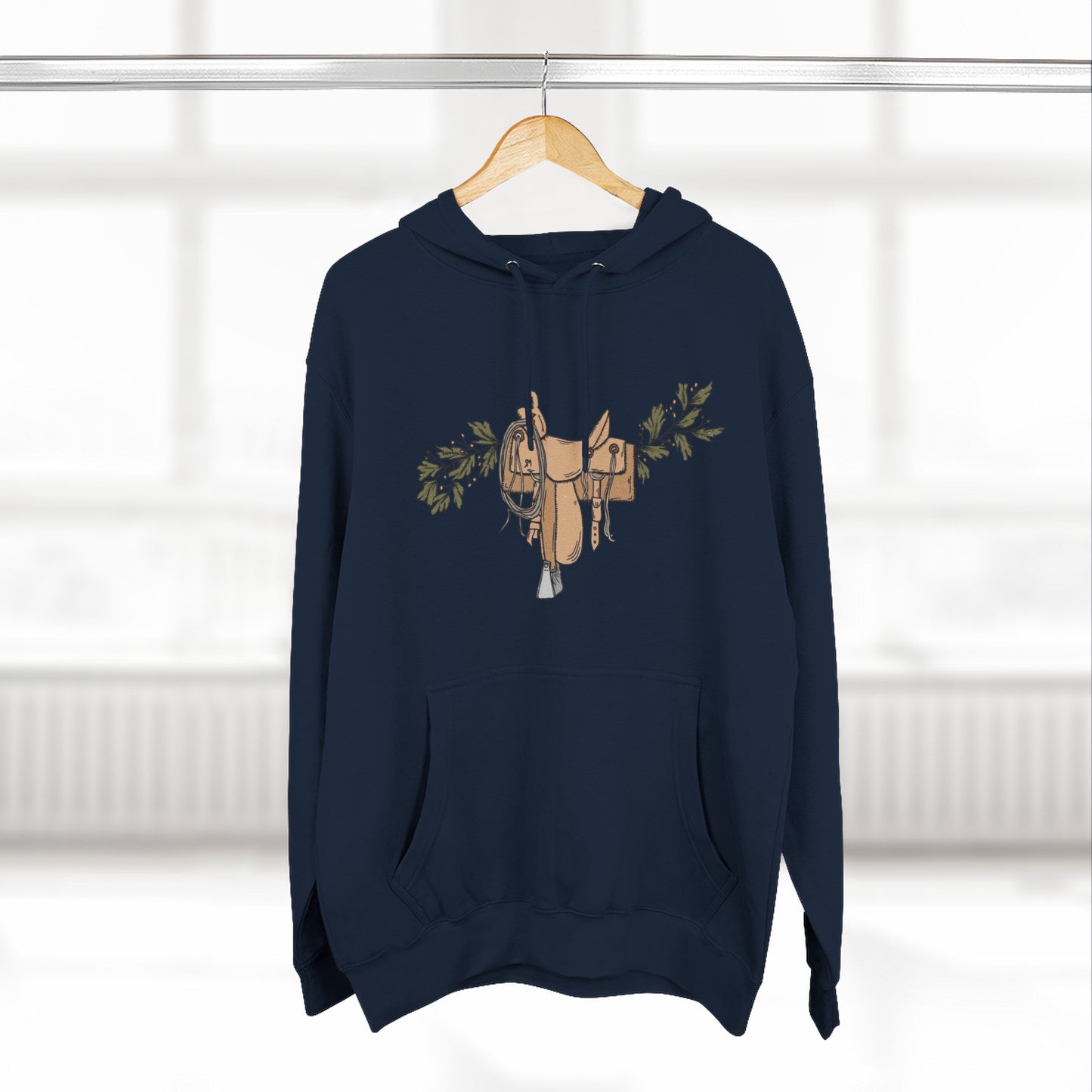 Saddle and vine/ Fleece Hoodie