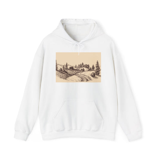 Vintage farm scene