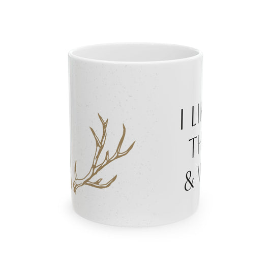 Thick and wide ceramic mug