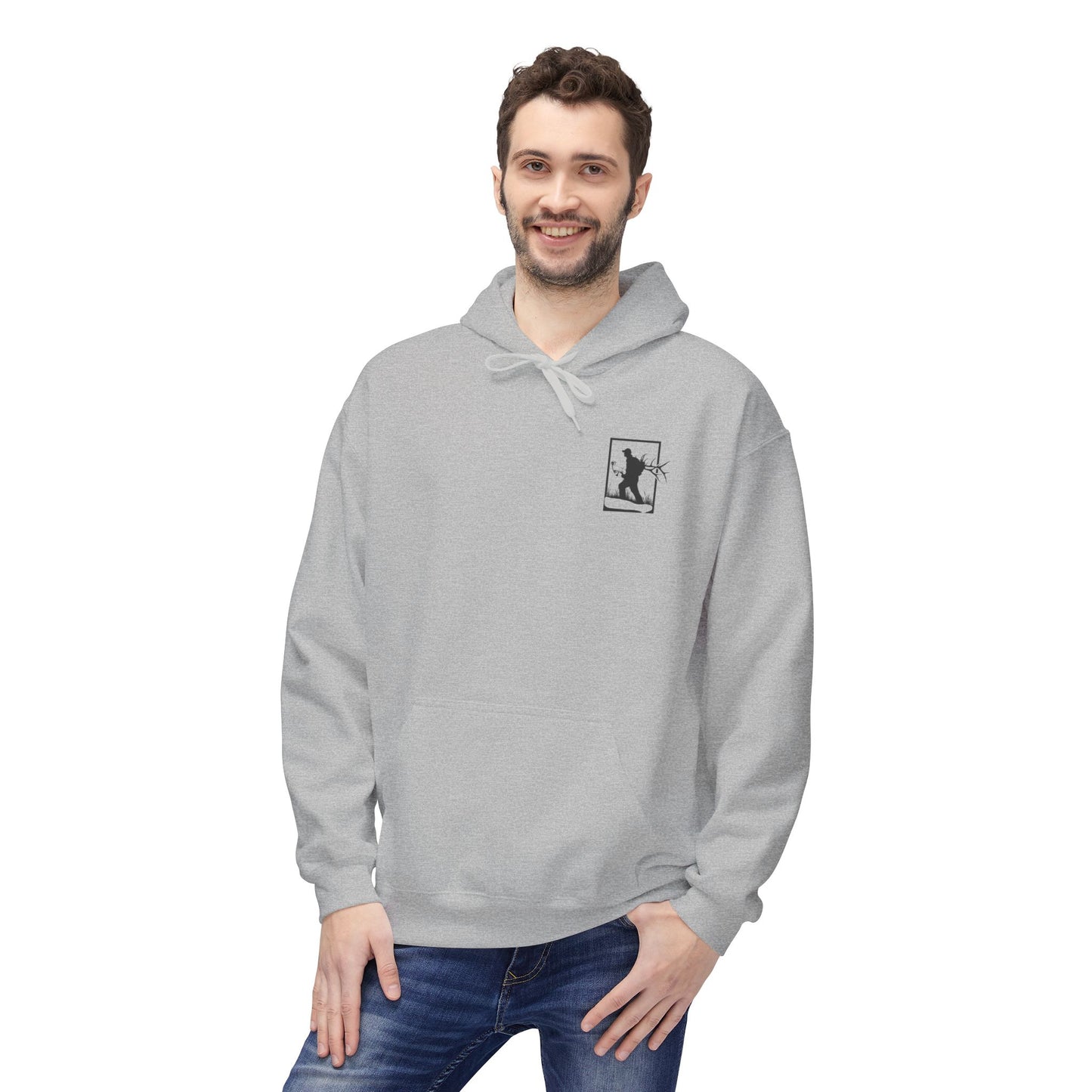 Archery Elk hunter/ Fleece Hoodie