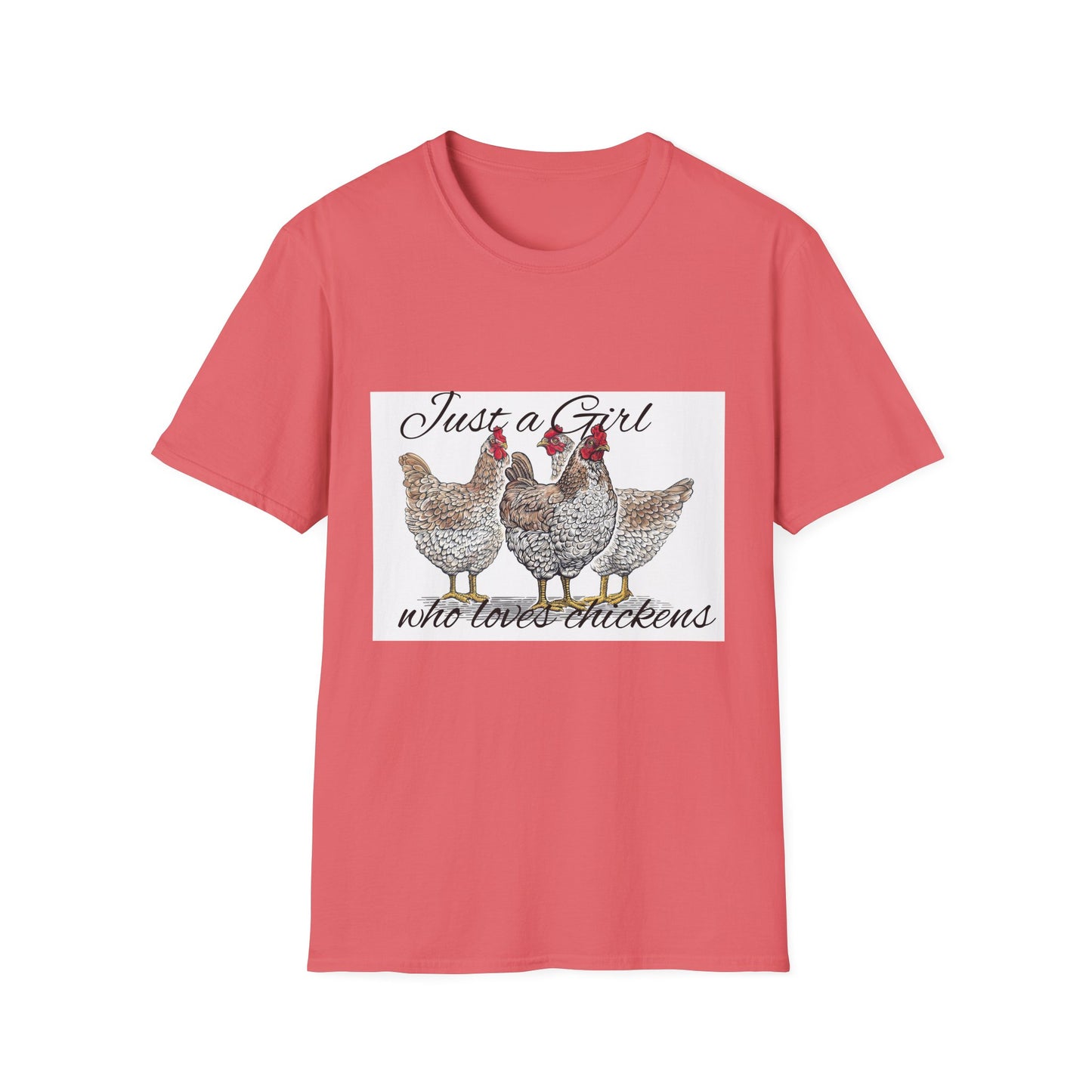 Girl who loves chickens T-shirt
