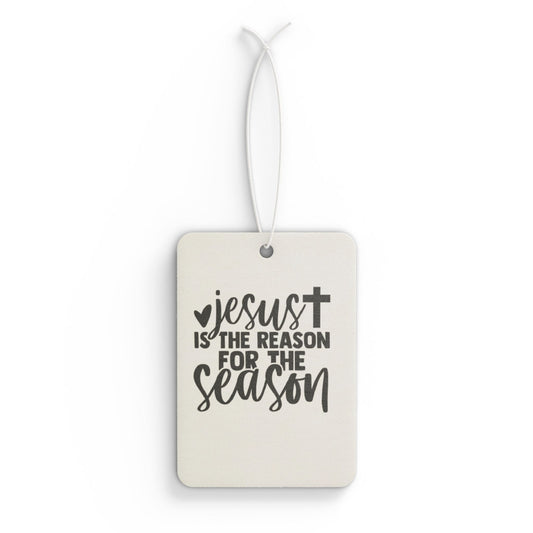 Jesus, reason for season-Car Air Freshener