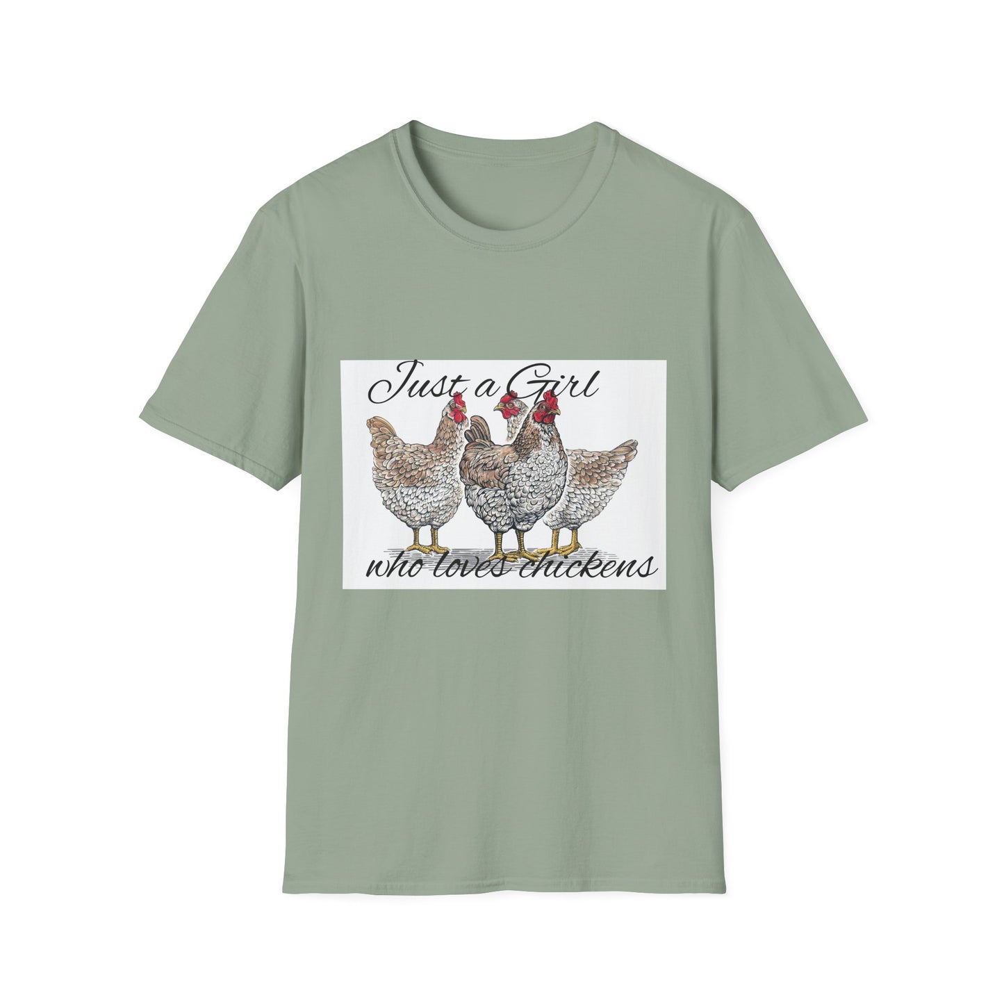 Girl who loves chickens T-shirt