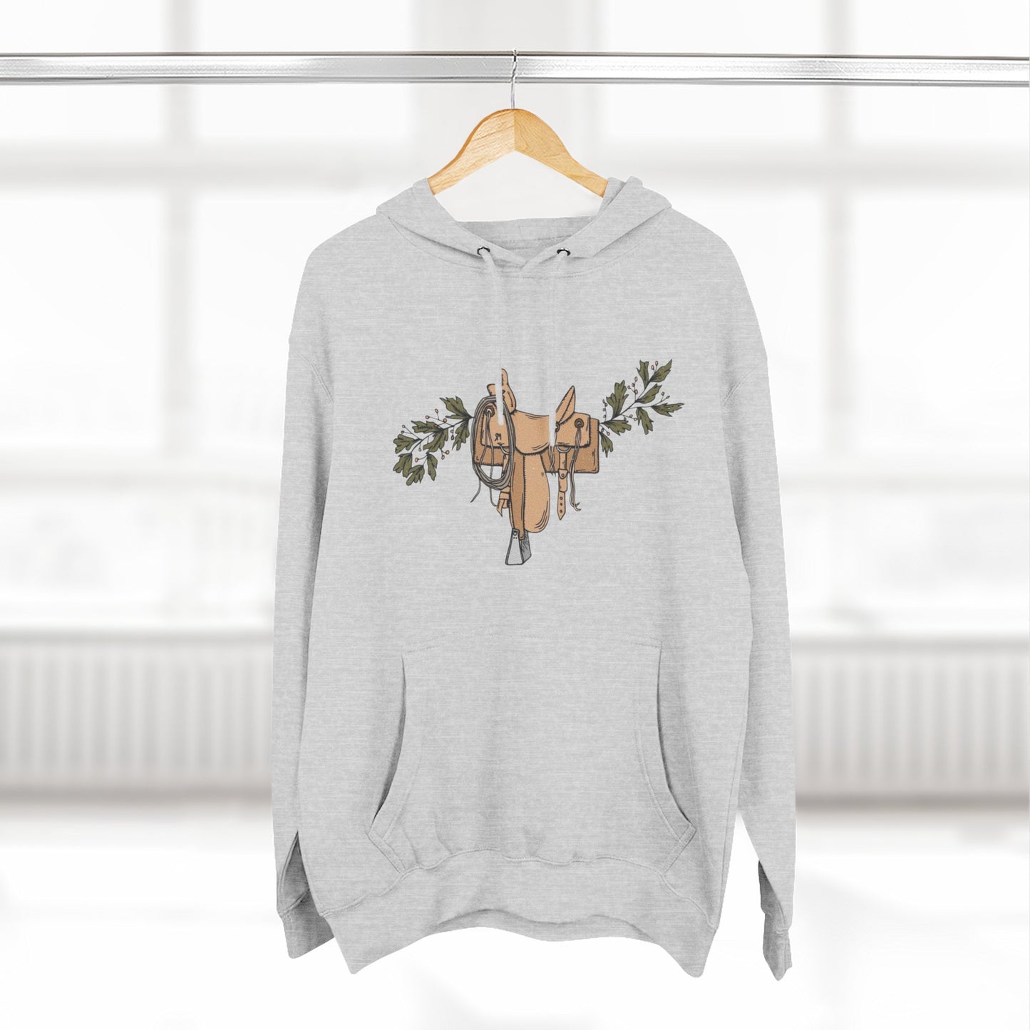 Saddle and vine/ Fleece Hoodie