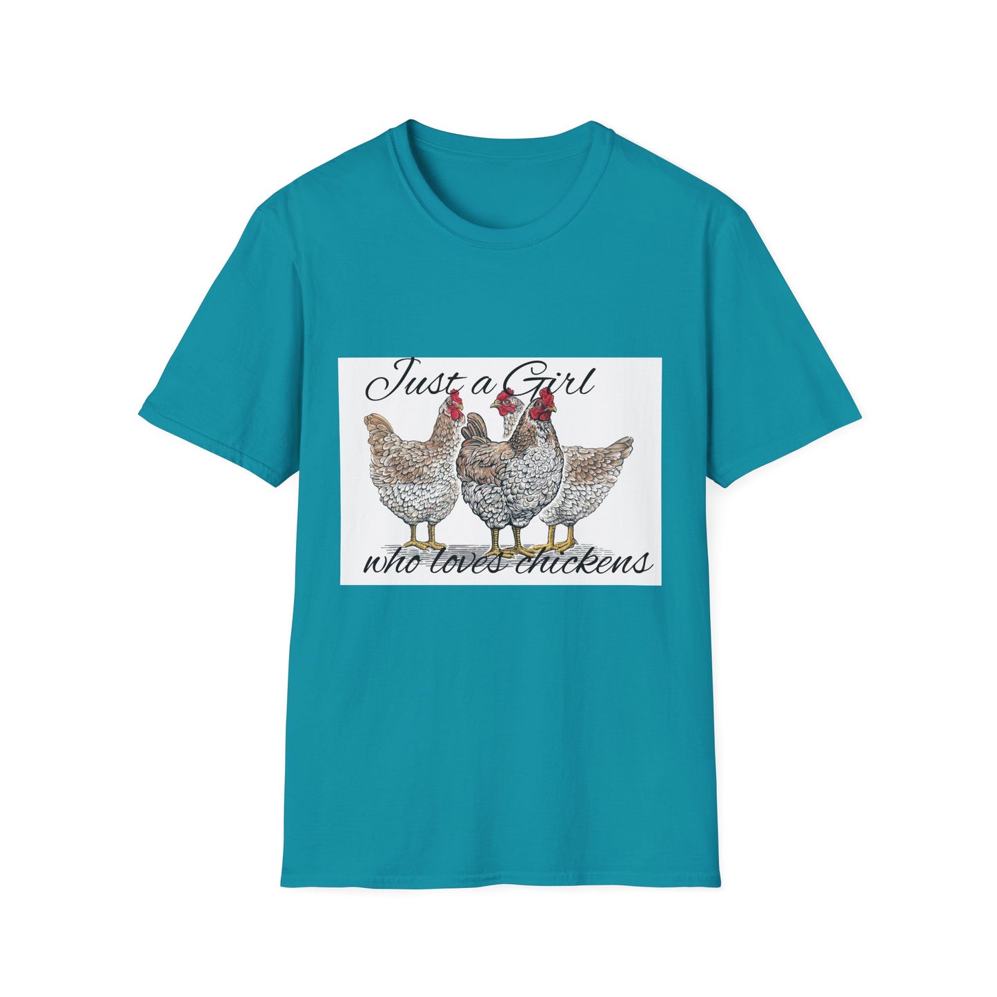 Girl who loves chickens T-shirt