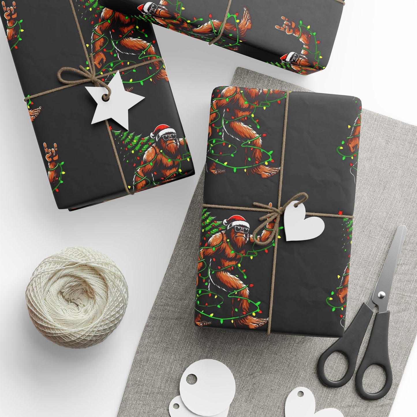 Bigfoot Christmas / Wrapping Papers