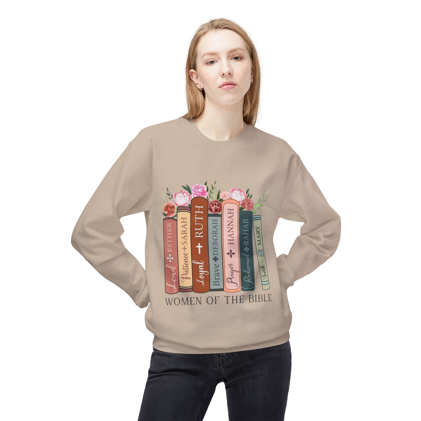 Women of the Bible / Midweight fleece Sweatshirt