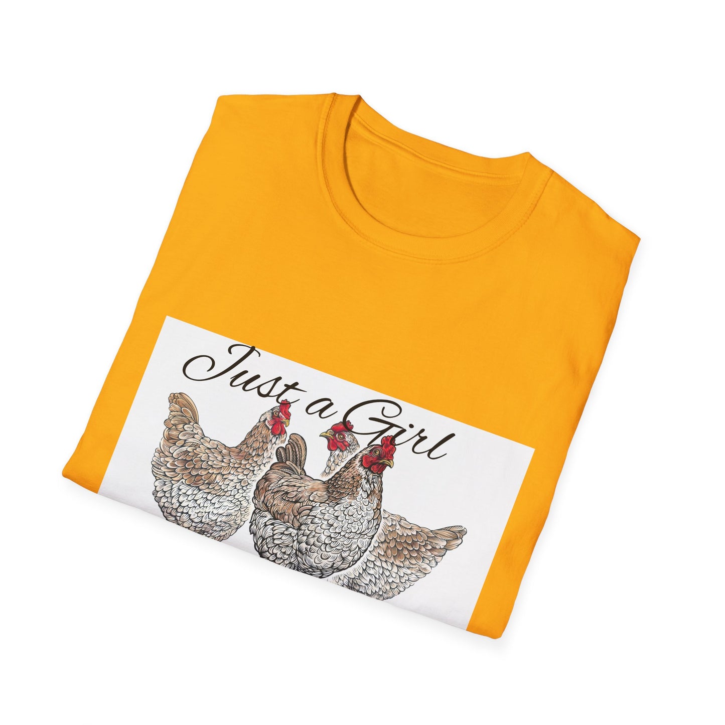 Girl who loves chickens T-shirt