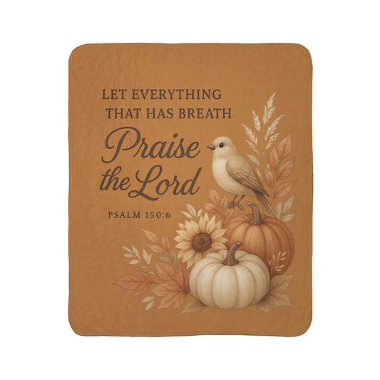 Praise the lord / Fleece Sherpa Blanket