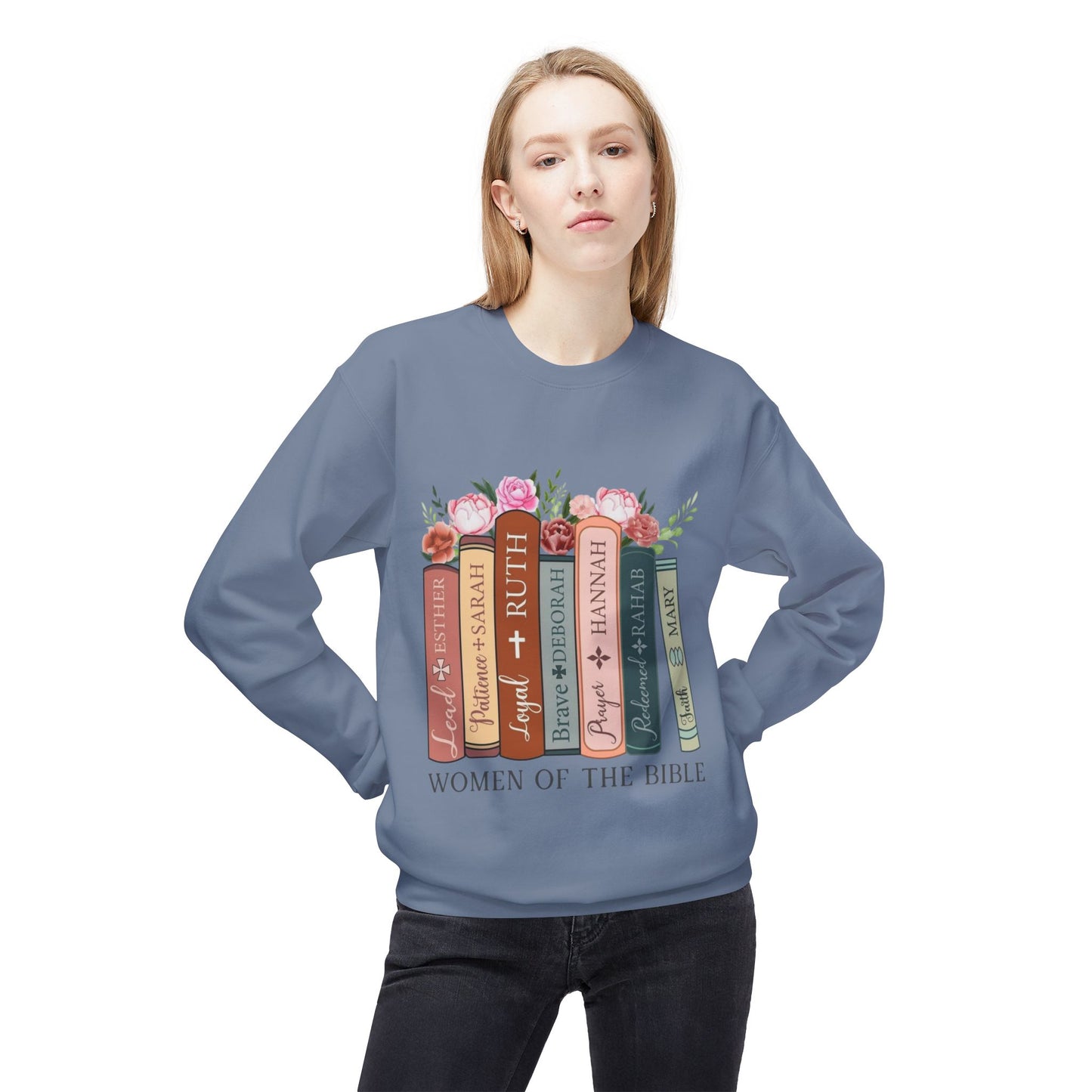Women of the Bible / Midweight fleece Sweatshirt