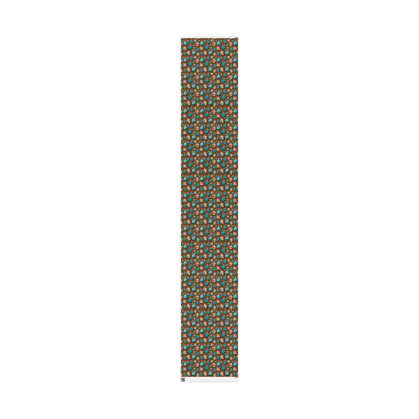 Cowhide & Teal Wrapping Papers