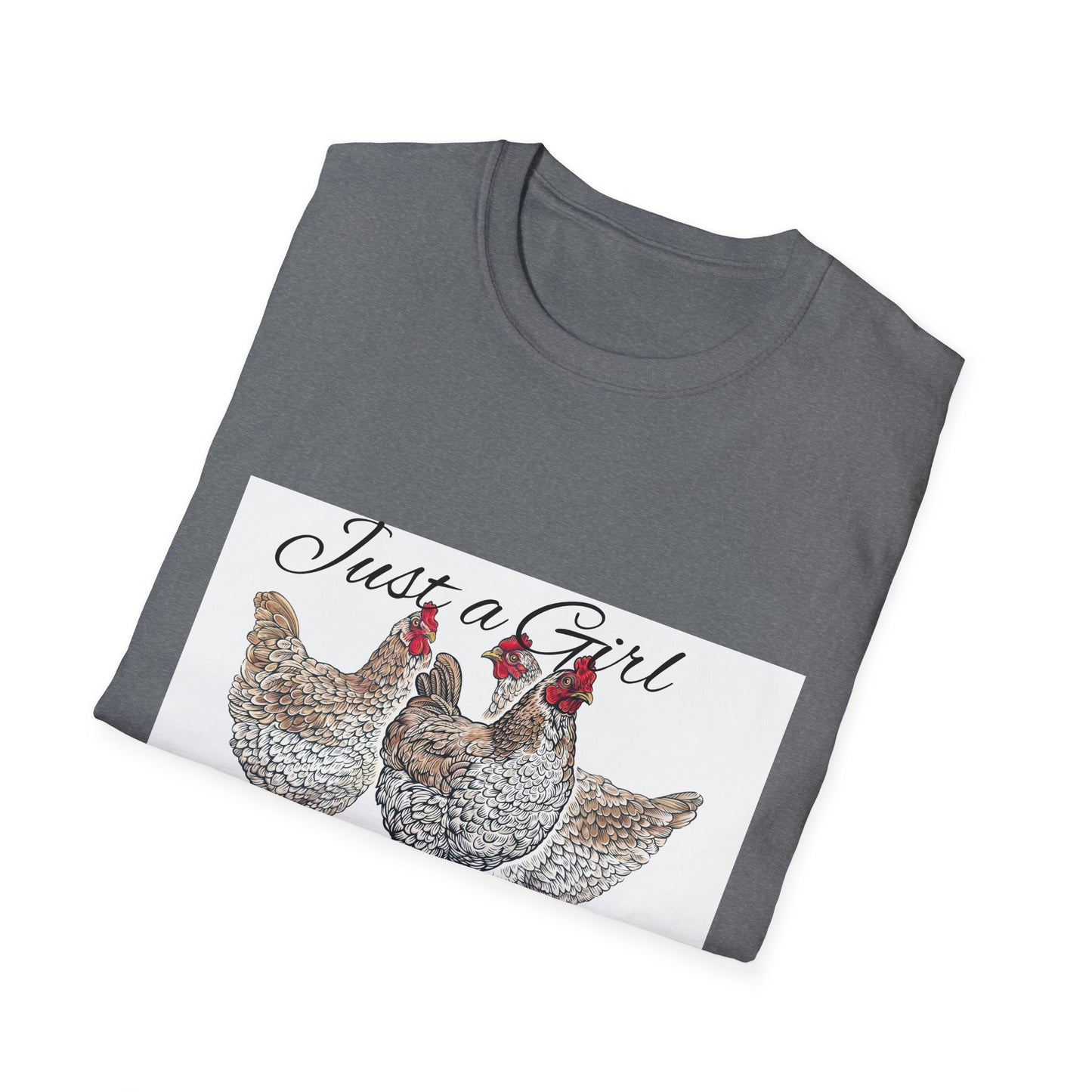 Girl who loves chickens T-shirt